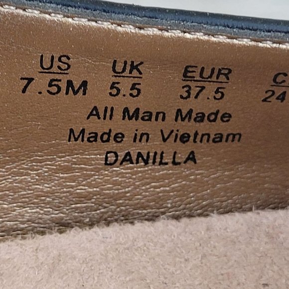 Life Stride Danilla Sling Black Faux Leather Flats Sz 7.5 - Picture 8 of 13